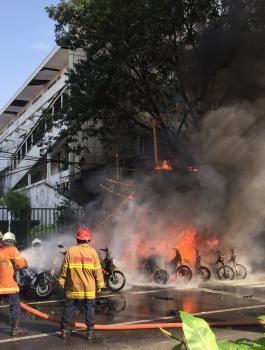 ضحايا بتفجير استهدف كنيسة في اندونيسيا