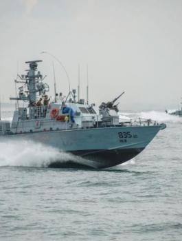 البحرية الاسرائيلية ومدينة غزة