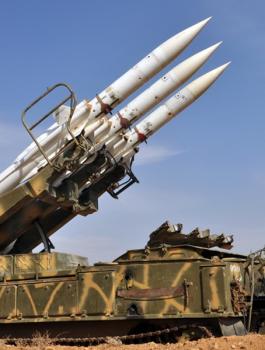 اطلاق صواريخ من سوريا