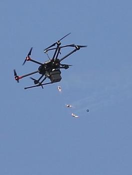 اسقاط طائرة تصوير اسرائيلية في غزة