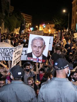 تظاهرات ضد نتنياهو في اسرائيل