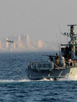 البحرية الاسرائيلية وقطاع غزة