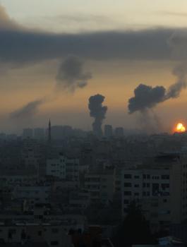 قصف في قطاع غزة