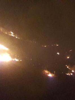 نابلس وطلوزة وحريق في الباذان