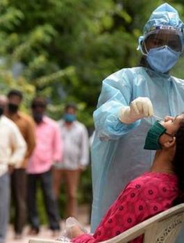 الاصابات بكورونا في الهند
