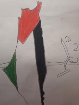 معلمة المانية تمنع رسم خارطة فلسطين