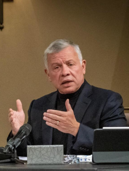 العاهل الاردني والقدس وغزة