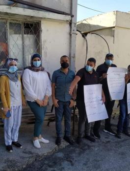 موظفو عقود المياومة في وزارة الصحة