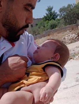 اصابة رضيعة في كفرقدوم