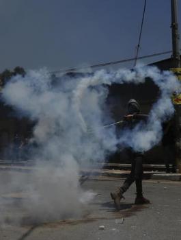 مواجهات في بلدة بيتا جنوب نابلس