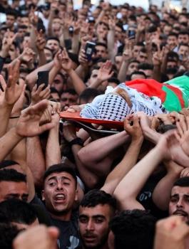 تشييع جثمان الشهيد محمد حمايل