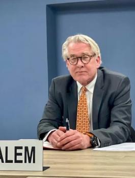 منسق الامم المتحدة يصل غزة