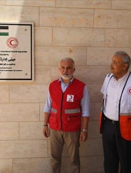 رئيس الهلال الاحمر التركي في غزة