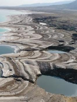 هزة ارضية تضرب البحر الميت