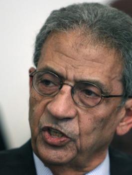 عمرو موسى وغزة