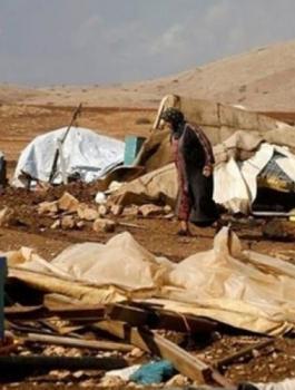 هدم في حمصة الفوقا