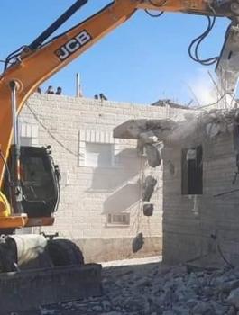 الهدم في العيسوية بالقدس