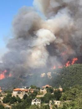 حرائق في لبنان