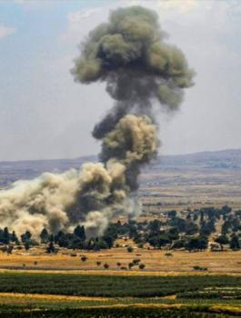 قصف مواقع في لبنان