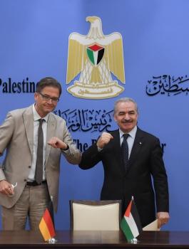 المانيا والحكومة الفلسطينية