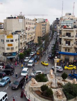 الازمات المرورية في فلسطين