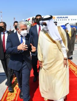 وزير الخارجية الاسرائيلي في البحرين