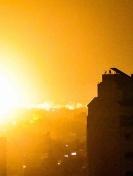 قصف اسرائيلي على  غزة