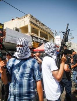 اطلاق النار على قوات الاحتلال في جنين