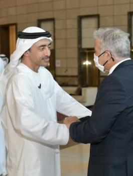 عبد الله بن زايد في اسرائيل