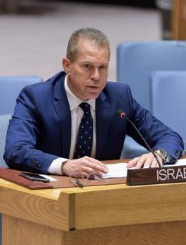 المندوب الاسرائيلي في الامم المتحدة