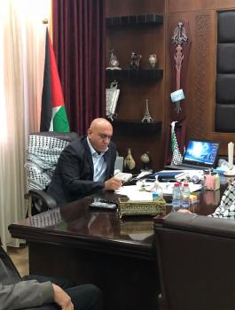 اكرم الرجوب واهالي جبع