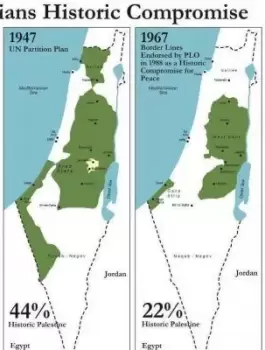 خارطة فلسطين
