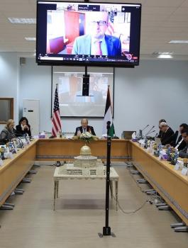 اجتماع اقتصادي فلسطيني امريكي