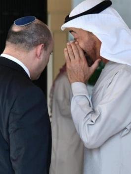 بن زايد في اسرائيل