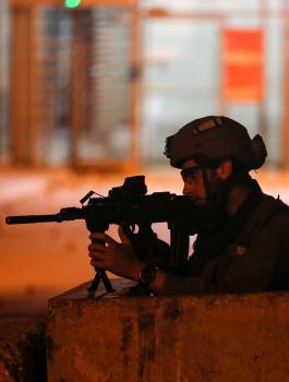 اصابات في برقة نابلس