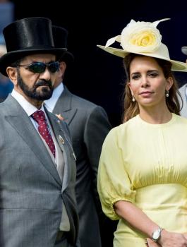 حاكم دبي وزوجته الاميرة هيا