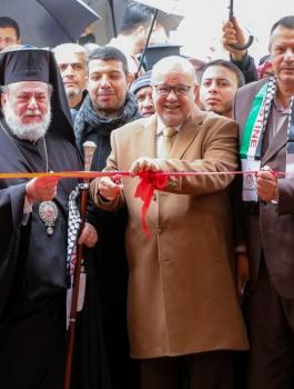 افتتاح كنسة بيزنطية في غزة