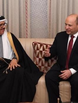 رئيس الوزراء الاسرائيلي والبحرين