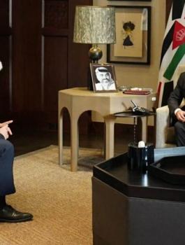 العاهل الاردني واسرائيل
