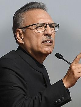 الرئيس الباكستاني وفلسطين