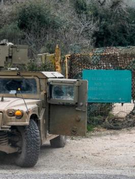 الجيش الاسرائيلي على حدود لبنان