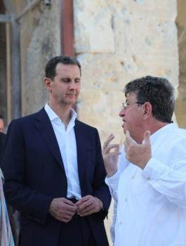 بشار الاسد في حلب