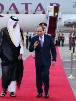 امير قطر والسيسي