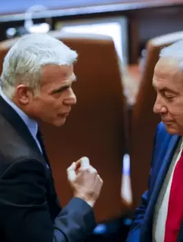 يائير لابيد وغزة