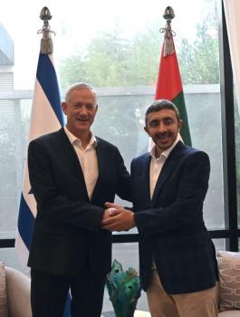 عبد الله بن زايد وغانتس