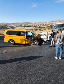 حوادث السير في الضفة الغربية