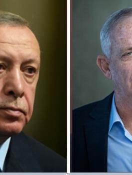 اردوغان وبني غانتس