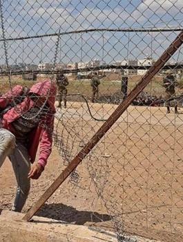 اصابة عمال فلسطينيين قرب جنين