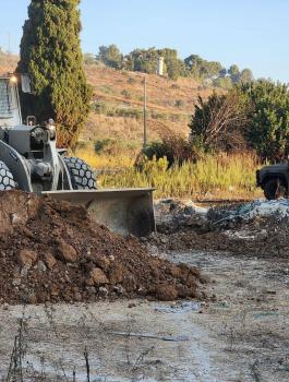 اغلاق الطرق في نابلس