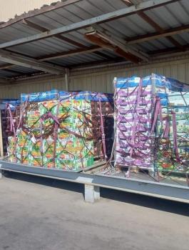 تصدير اول شحنة خضار الى قطر